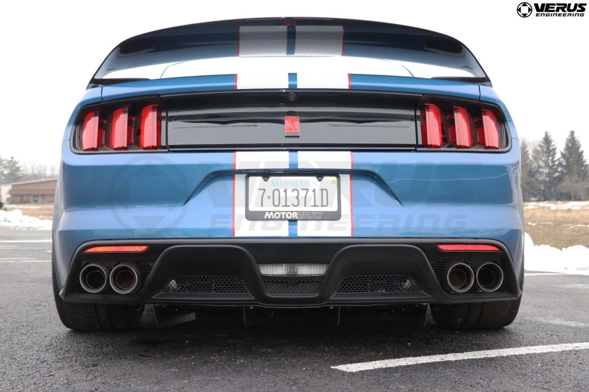 Verus Engineering Ford Mustang GT350 Rear Diffuser Strake Kit