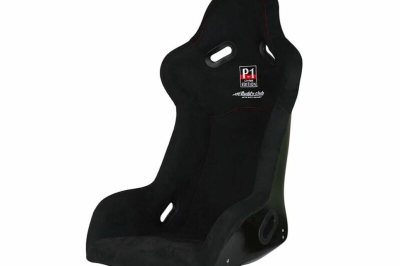 BUDDY CLUB P-1 Limited Edition FPR Bucket Seat Black Wide