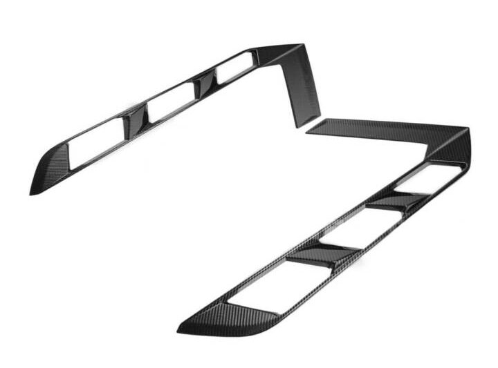 EOS 2020-2024 Chevrolet Corvette C8 Carbon Fiber Rear Hatch Engine Vent Covers