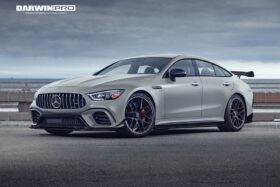 DarwinPro Aerodynamics DarwinPro -Benz AMG GT63 IMP Style Carbon Fiber Front Canards - Image 2