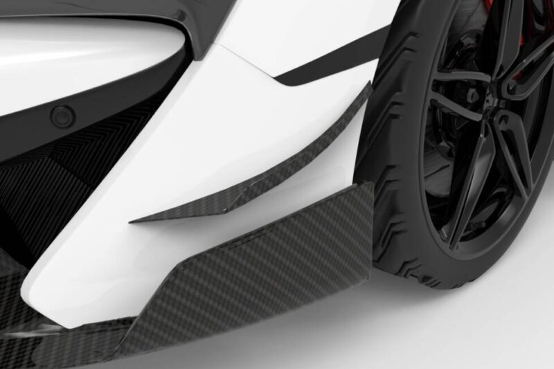 1016 Industries 2015-2020 McLaren 570S Carbon Fiber Dive Canards