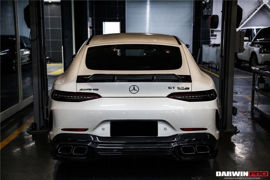 DarwinPro 2019-2021 Mercedes-Benz AMG GT63 IMP Style Carbon Fiber Rear Trunk Spoiler - Image 5