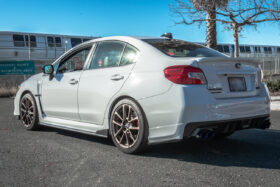 Extreme Online Store EOS Subaru WRX STI CS.2 Style Front Splitter & Side Skirts - Image 3