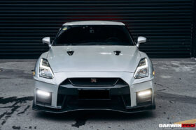 DarwinPro Aerodynamics DarwinPro GTR R35 NSM Style Partial Carbon Fiber Front Bumper for Nissan GT-R - Image 5