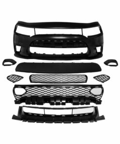 FFP 2015-2024 Dodge Charger SRT Hellcat Style Front Bumper Set - Non Fog Lights