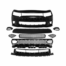 FFP 2015-2024 Dodge Charger SRT Hellcat Style Front Bumper Set - Non Fog Lights
