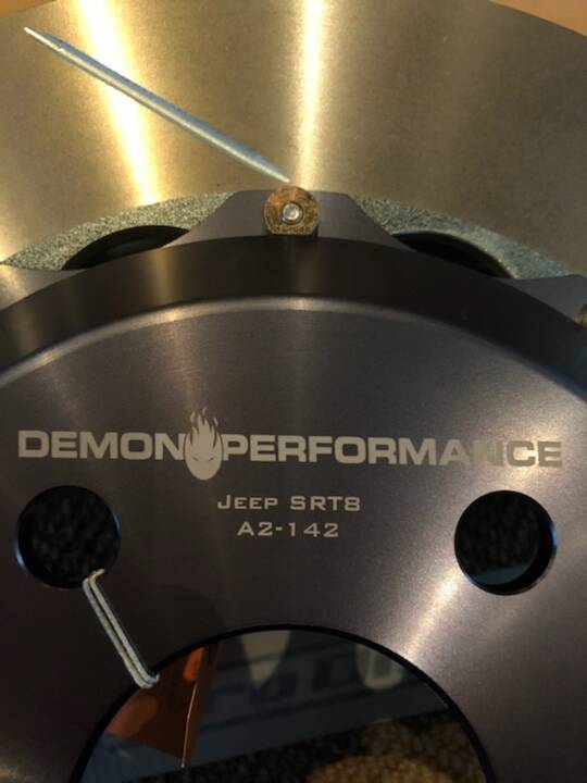 Demon Performance Jeep Trackhawk 2 Piece Rotors and Brake Pads (Front and Rear Set) - Image 11