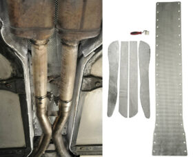 DEI 2005-2013 Chevrolet Corvette C6 Transmission Tunnel Heat Shield Complete Kit - Image 1