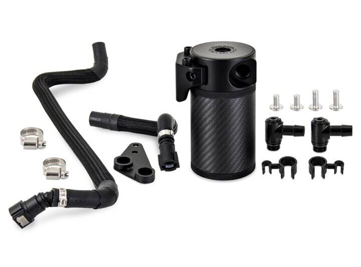 Mishimoto 2020-2024 Chevrolet Corvette C8 Single Valve Oil Catch Can Plug N Play