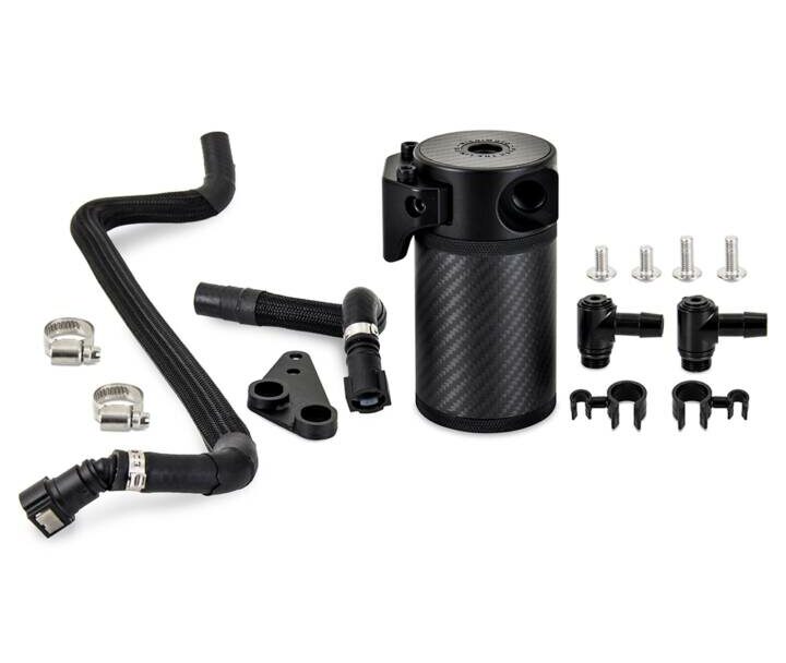 Mishimoto 2020-2024 Chevrolet Corvette C8 Single Valve Oil Catch Can Plug N Play