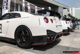 DarwinPro Aerodynamics DarwinPro GTR R35 CBA/DBA/EBA NSM Style Partial Carbon Fiber Rear Bumper for Nissan GT-R - Image 4