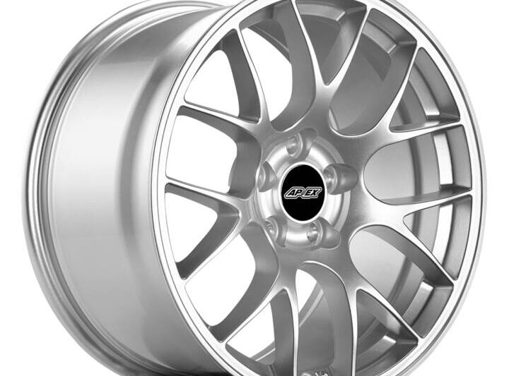 APEX Wheels 2015-2022 Ford Mustang S550 18×10″ ET40 Race Silver EC-7 Wheel