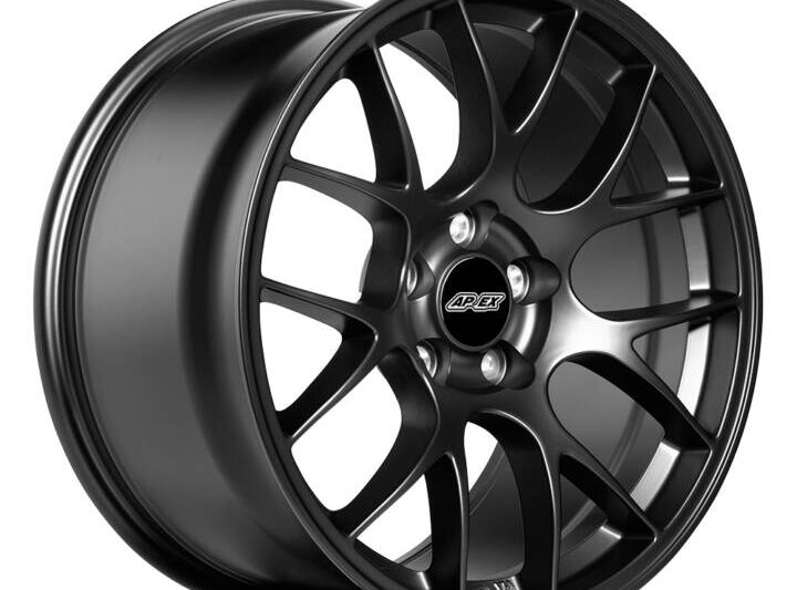 APEX Wheels 2015-2022 Ford Mustang S550 18×10″ ET40 Satin Black EC-7 Wheel
