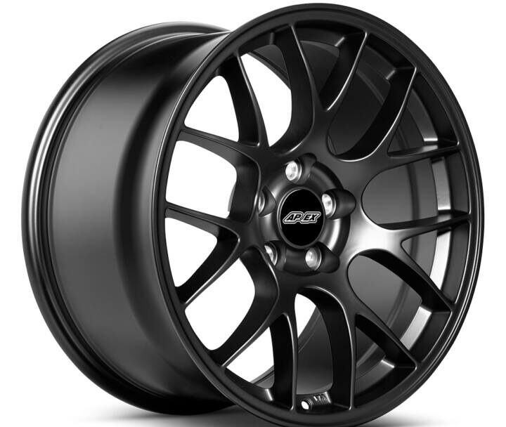 APEX Wheels 2015-2022 Ford Mustang S550 18×10″ ET40 Satin Black EC-7 Wheel