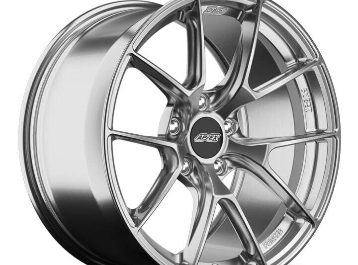 APEX Wheels 2015-2022 Ford Mustang S550 18×10″ ET40 Brushed Clear VS-5RS Forged Wheel