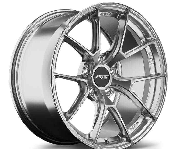 APEX Wheels 2015-2022 Ford Mustang S550 18×10″ ET40 Brushed Clear VS-5RS Forged Wheel