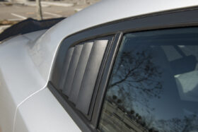 EOS 2015-2022 Dodge Charger Matte Black Side Window Louvers - Image 2