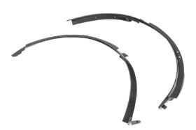 EOS  2014-2019 Chevrolet Corvette C7 Hydro-Dipped Carbon Fiber Front Wheel Trim Fender Flares - image 3