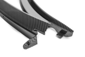 EOS  2014-2019 Chevrolet Corvette C7 Hydro-Dipped Carbon Fiber Front Wheel Trim Fender Flares - image 4