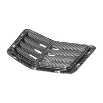2014-2019 Chevrolet Corvette C7 | Z06 Style Hydro-Dipped Carbon Fiber Hood Vent