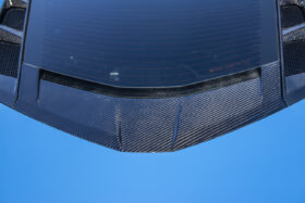 EOS 2020-2024 Chevrolet Corvette C8 Carbon Fiber Engine Bay Window Trim - Image 2