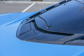 EOS 2020-2024 Chevrolet Corvette C8 Carbon Fiber Engine Bay Window Trim - Image 1