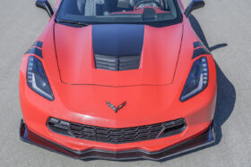 EOS 2014-2019 Chevrolet Corvette C7 | Z06 Style Hydro-Dipped Carbon Fiber Hood Vent - Image 3