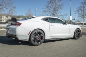 EOS 2016-2022 Chevrolet Camaro Matte Black Side Window Louvers - Image 3