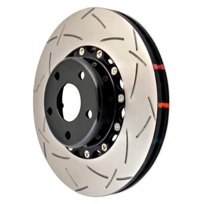 DBA 2013-2020 Subaru BRZ/ Scion FRS Premium Front Slotted 5000 Series 2 Piece Rotor w/ Black Hat