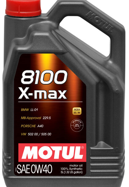 Motul 8100 X-max 0W-40 Engine Oil 5 Liter - 4 Bottles