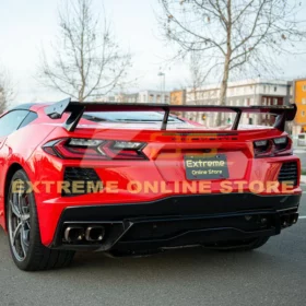 EOS 2020-2024 Chevrolet Corvette C8 5VM Style Aero Package - Carbon Flash - Image 3