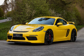 TECHART Cayman 982 / Boxster 718 2 Piece Front Splitter - Image 2
