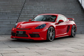 TECHART Cayman 982 / Boxster 718 2 Piece Front Splitter - Image 3