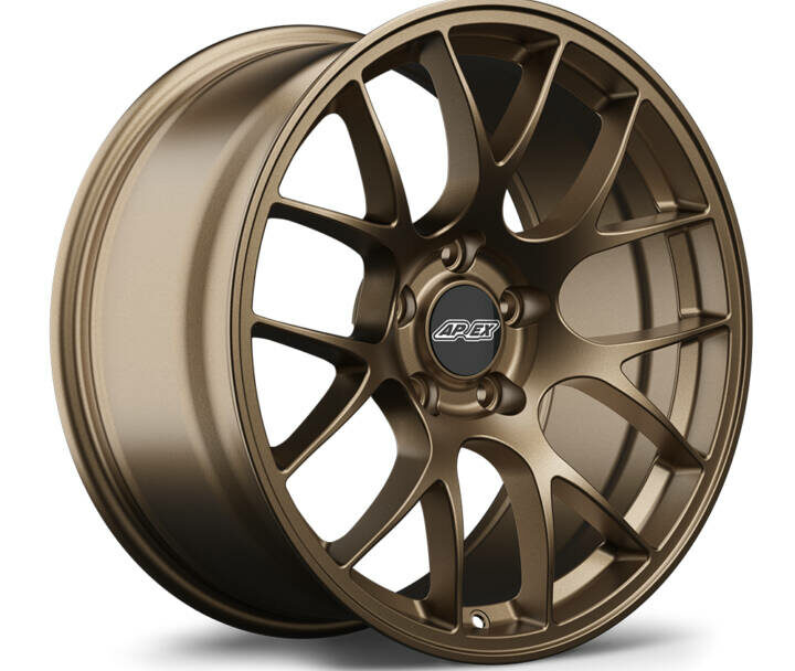 APEX Wheels 2015-2022 Ford Mustang S550 18×10″ ET40 Satin Bronze EC-7 Wheel