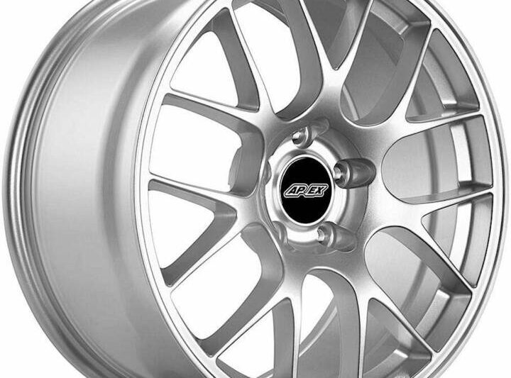 APEX Wheels 2015-2022 Ford Mustang S550 18×9.5″ ET35 Race Silver EC-7 Wheel