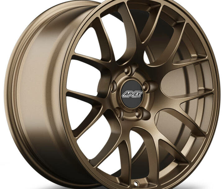 APEX Wheels 2015-2022 Ford Mustang S550 18×9.5″ ET35 Satin Bronze EC-7 Wheel