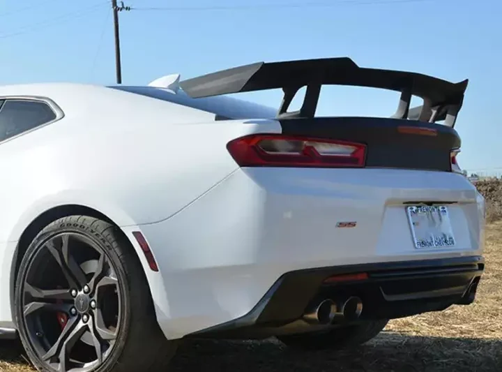 EOS 2016-2021 Chevrolet Camaro ZL1 1LE Rear Carbon Flash Trunk Spoiler W/ Rear Spoiler Camera Option