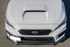 Extreme Online Store EOS Subaru WRX / STI CS-Style Hydro-Dipped Carbon Fiber Front Splitter Lip - Image 4