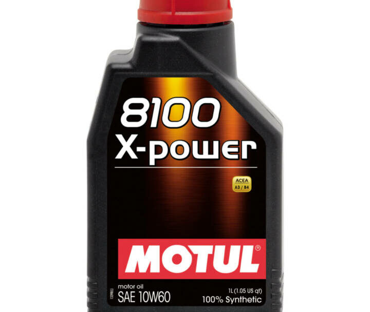 Motul 1L Synthetic Engine Oil 8100 10W60 X-Power - 12 Bottles