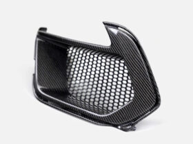 Anderson Composites 2021-2022 Ford Mustang Mach 1 Carbon Fiber Front Bumper Air Duct Bezels (Pair) - Image 1