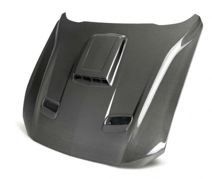 Anderson Composites 2021-2022 Ford Mustang Mach 1 Type-SK Double Sided Carbon Fiber Hood