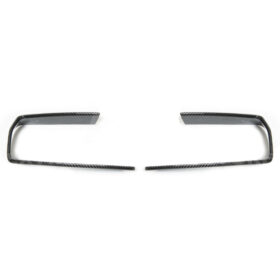 EOS 2020-2024 Chevrolet Corvette C8 Carbon Fiber Rear Diffuser Exhaust Surround Bezel - Image 1