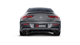 Akrapovic -Benz CLA 45 AMG Titanium Evoluction Line Exhaust w/ Link Pipes and Carbon Fiber Tips - Image 2