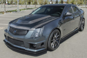 EOS  2009-2015 Cadillac CTS-V Gen 2 Black Moon Style Front Splitter Lip - Image 1