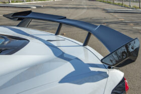 EOS 2020-2024 Chevrolet Corvette C8 Extended Rear Trunk Spoiler High Wing - Carbon Flash - Image 7