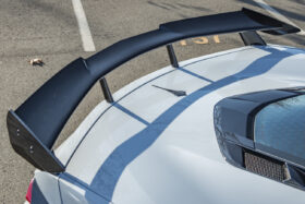 EOS 2020-2024 Chevrolet Corvette C8 Extended Rear Trunk Spoiler High Wing - Carbon Flash - Image 10