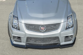 EOS 2009-2015 Cadillac CTS-V Glossy Black Front Splitter Lip - Image 2