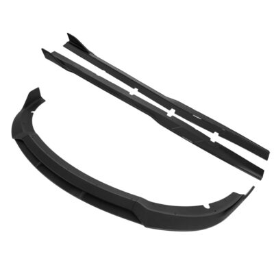 EOS 2015-2023 Dodge Charger | SRT Track Style Glossy Black Front Splitter Lip & Side Skirts