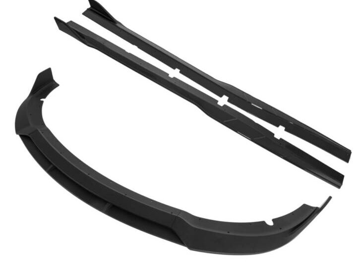 EOS 2015-2023 Dodge Charger | SRT Track Style Glossy Black Front Splitter Lip & Side Skirts