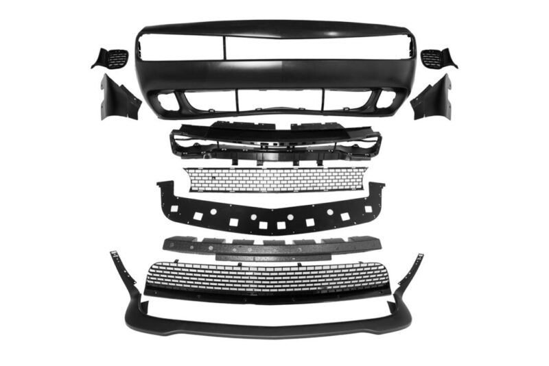 FFP 2015-2023 Dodge Challenger SRT Hellcat Style Front Bumper Set - Image 2